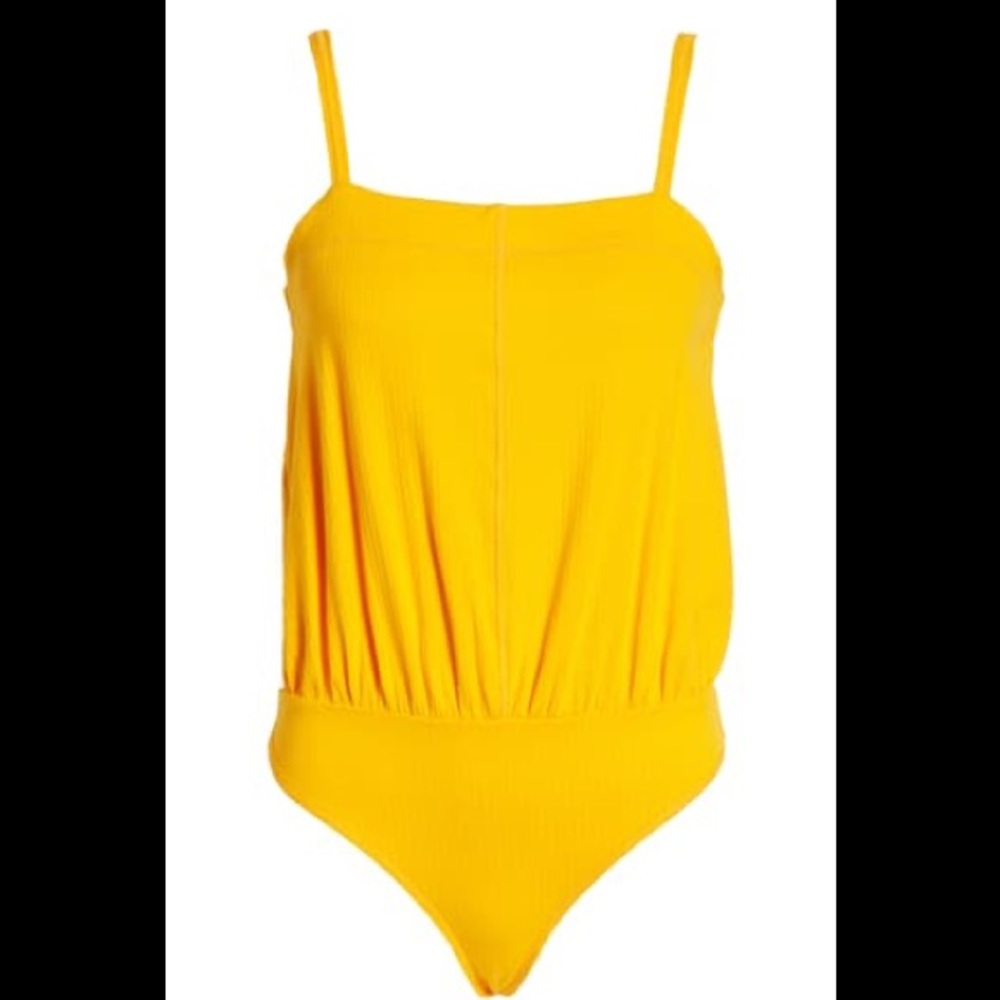 NWT Free People Marissa Ribbed Bodysuit* - Picture 5 of 7